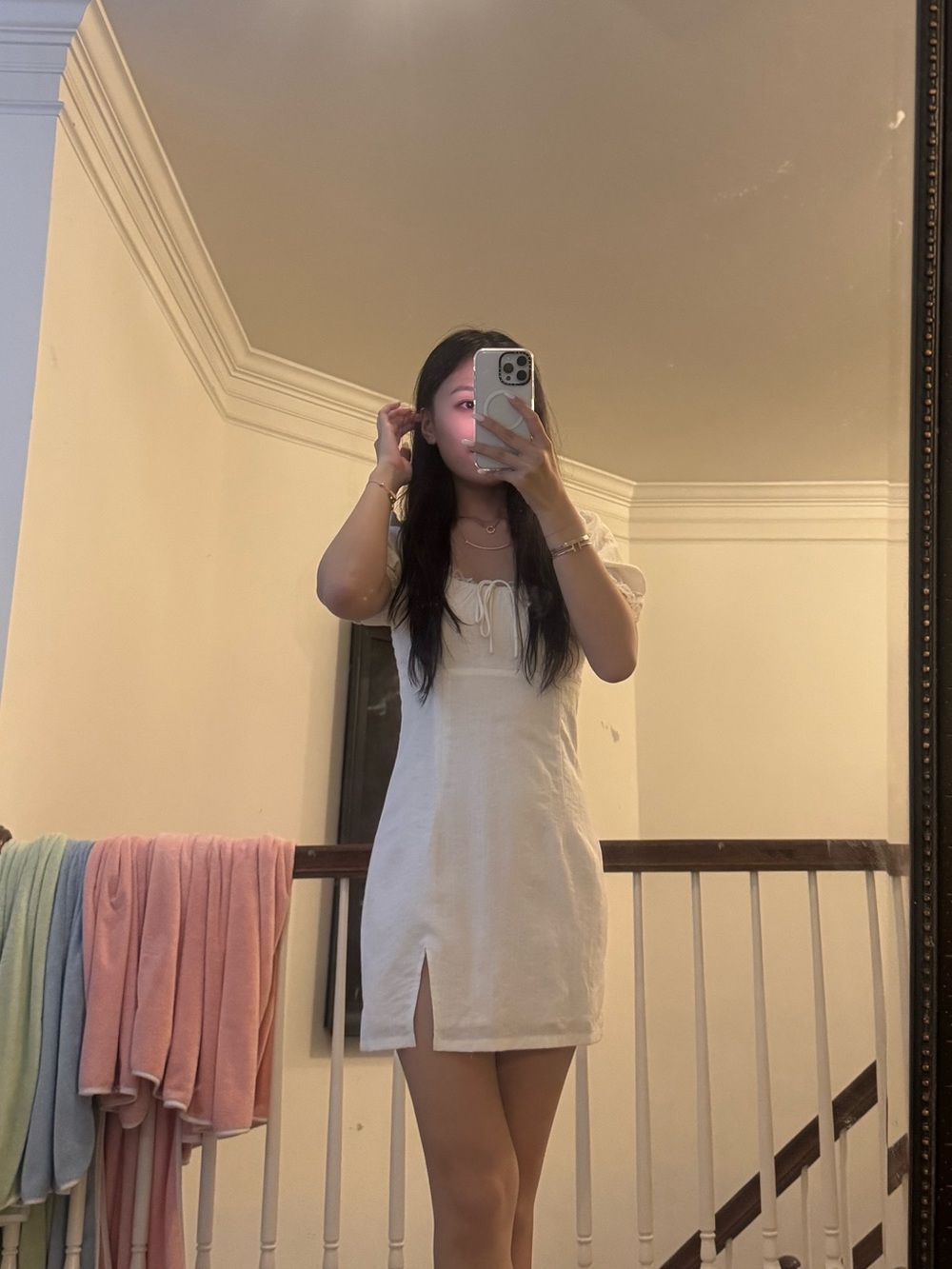Princess Polly White Coquette mini dress